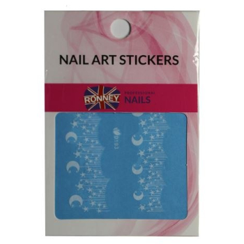 RONNEY - Naklejki wodne na paznokcie NAILART STICKERS RN 182     !